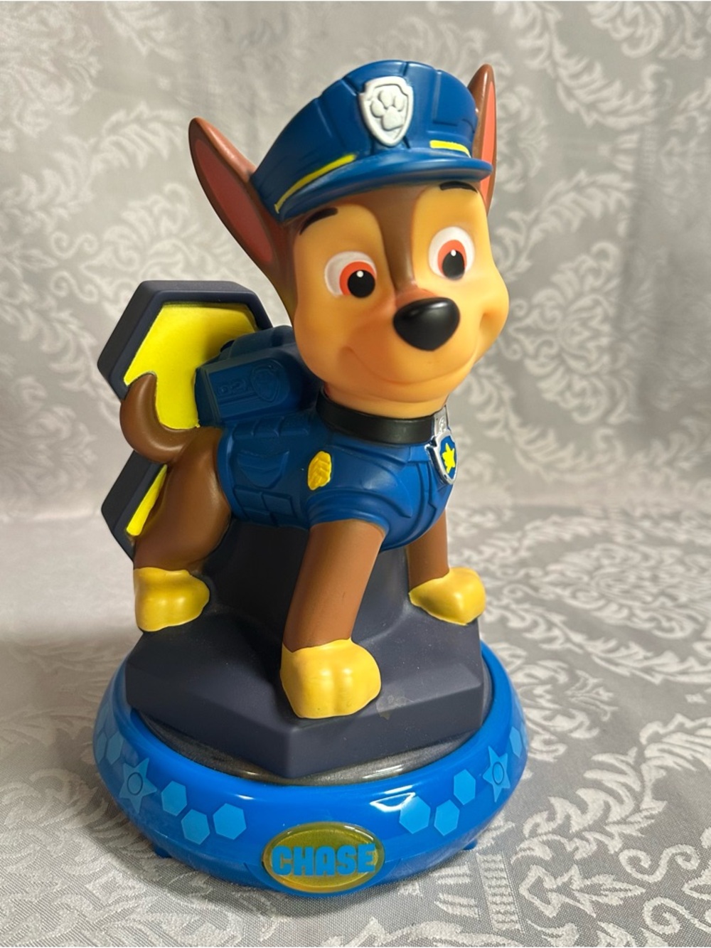 Paw Patrol Chase Police Pup Figure - Blue, Brown, Yellow